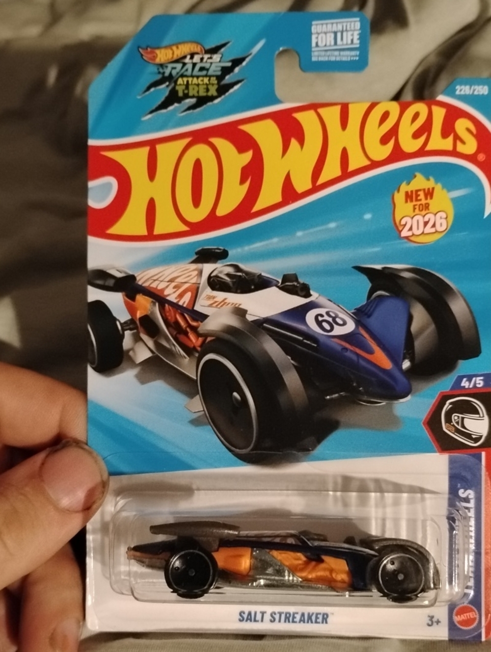 Mattel Hot Wheels Salt Streaker - Blue, Orange, Black